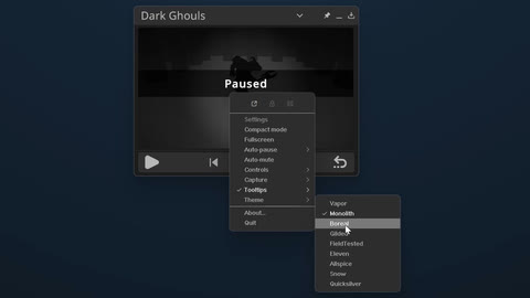 Nine coordinated themes